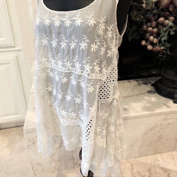 4 LOVE AND LIBERTY BY JOHNNY WAS Silk Boho Tank - Picture 2 of 8